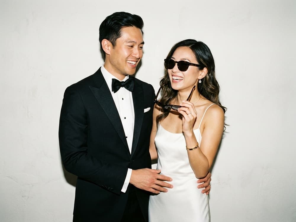 Couple framed moment